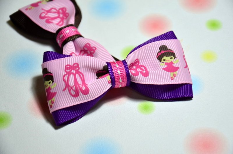 芭蕾女孩蝴蝶结 - 围嘴/口水巾 - 其他材质 