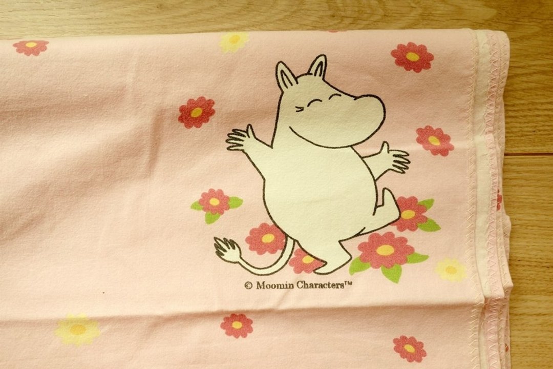 芬兰moomin 夏日花园粉红大块老布 - 其他 - 棉 粉红色