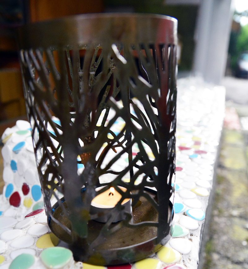 铁制烛台＿树＿公平贸易 - 蜡烛/烛台 - 其他金属 黑色