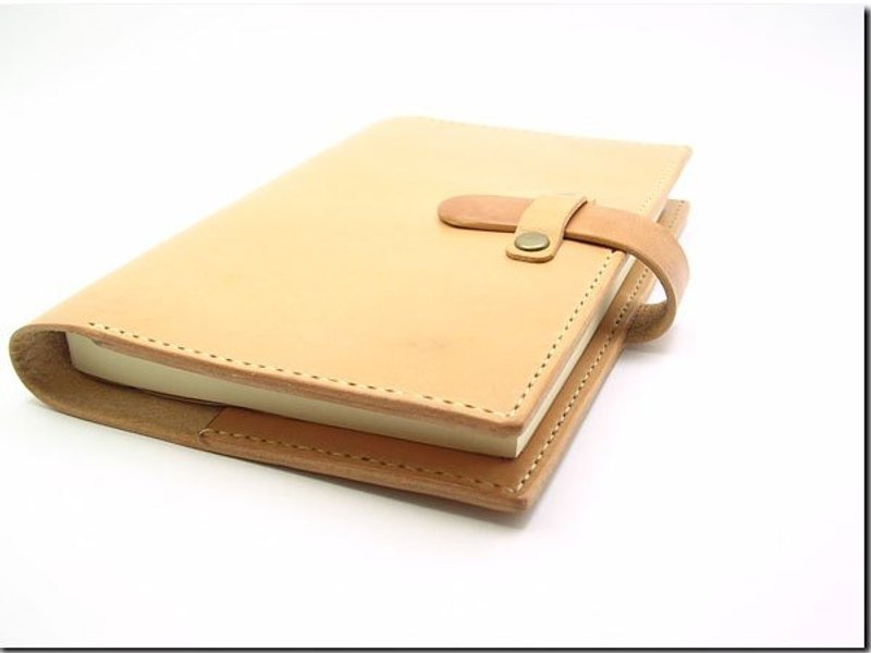 手缝皮件-----无印良品 148*105 . 144枚  再生纸笔记本皮套 - 笔记本/手帐 - 真皮 