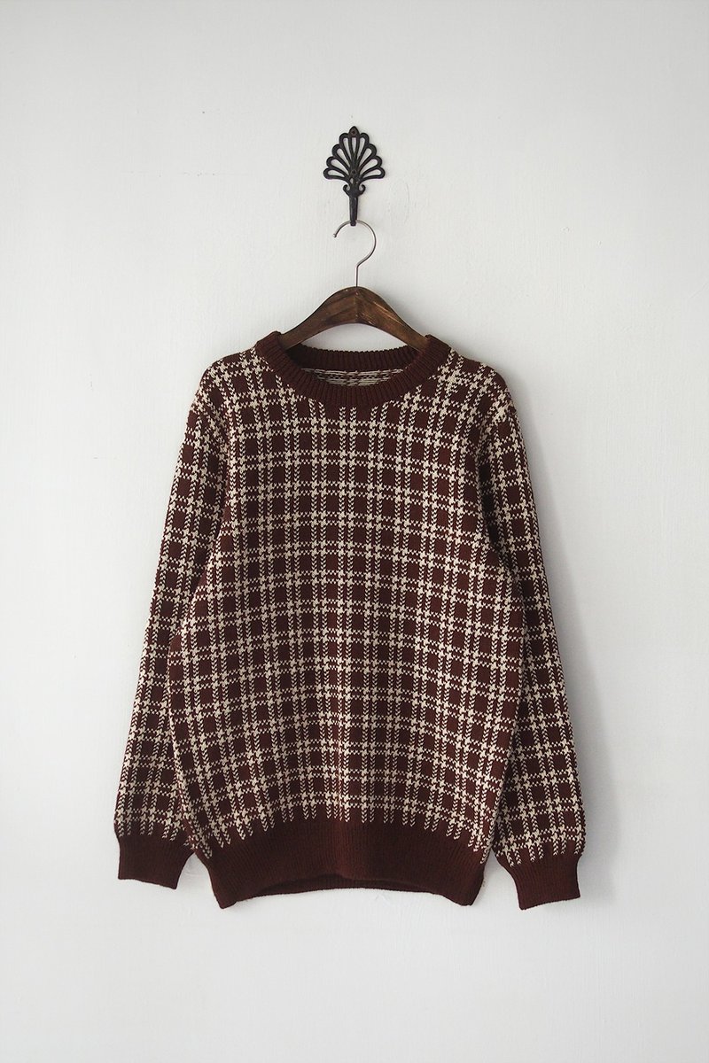 Banana Flyin’ ｜复古着 格纹 毛衣｜ - 女装针织衫/毛衣 - 其他材质 