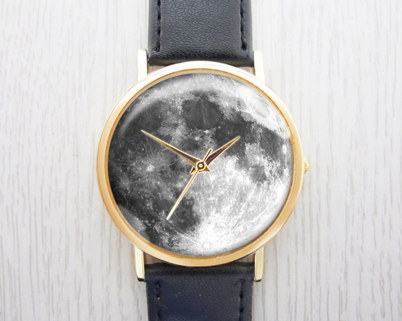 满月 - 女表/男表/中性表/配件饰品【Special U Design】 - 男表/中性表 - 其他金属 灰色