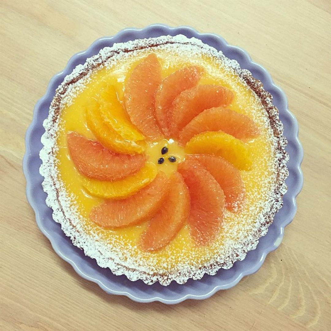 甜橙百香果柠檬塔 - 咸派/甜派 - 新鲜食材 黄色