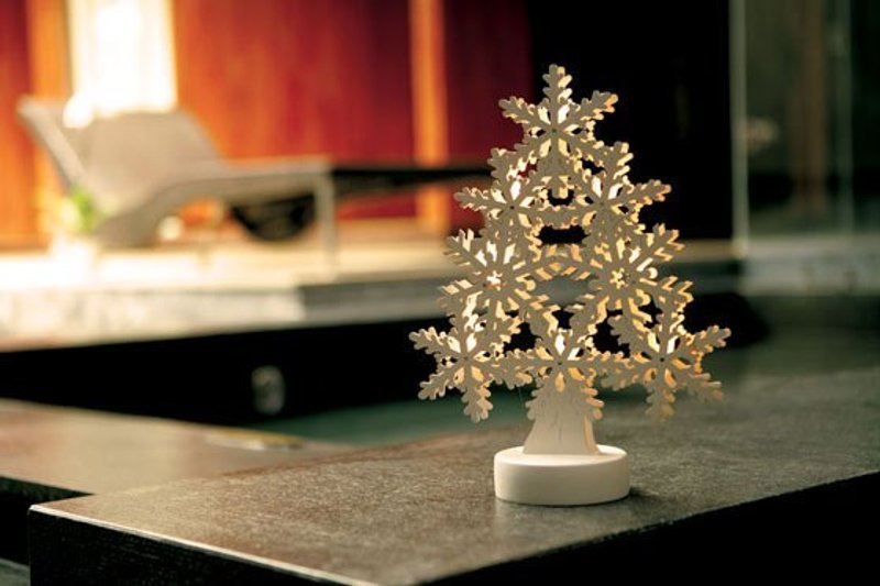 松针树 - 灯具/灯饰 - 木头 红色