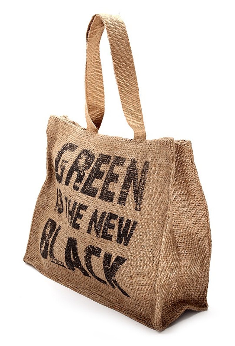 绿色狂潮新名词潮麻包 TJT0929A - 侧背包/斜挎包 - 植物．花 咖啡色