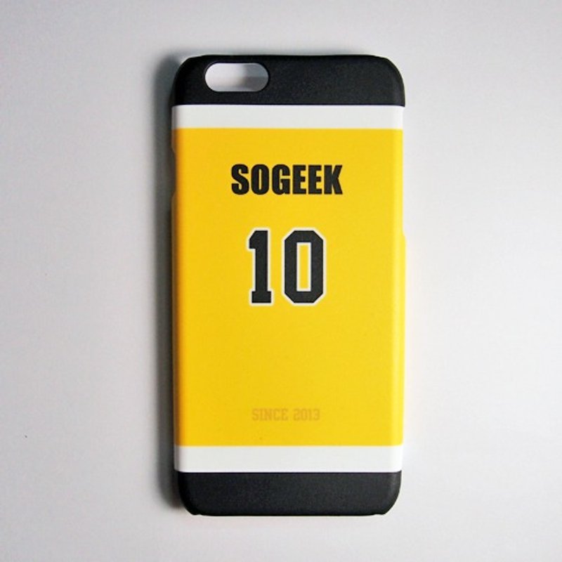 SO GEEK 手机壳设计品牌 THE JERSEY GEEK 球衣背号定制款 023 - 手机壳/手机套 - 塑料 黄色