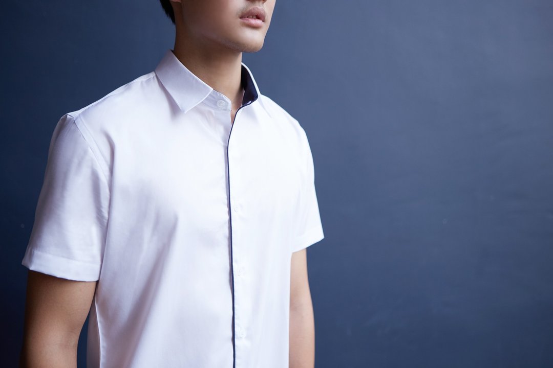 Dash, Short sleeve shirt - 男装衬衫 - 其他材质 白色