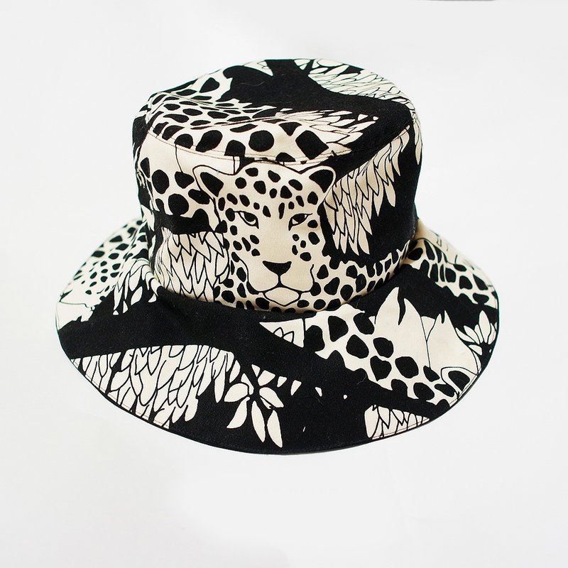 A MERRY HEART♥帅爆了帅豹渔夫帽 - 帽子 - 其他材质 黑色