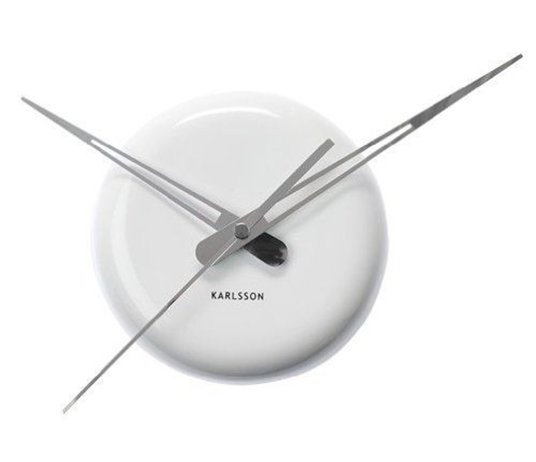 Karlsson,陶瓷白色挂钟 Ceramic Dot white wall clock - 时钟/闹钟 - 其他材质 白色