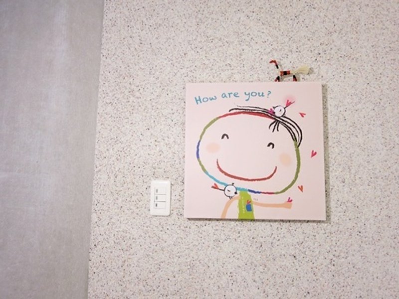 画 How are you - 海报/装饰画/版画 - 其他材质 粉红色