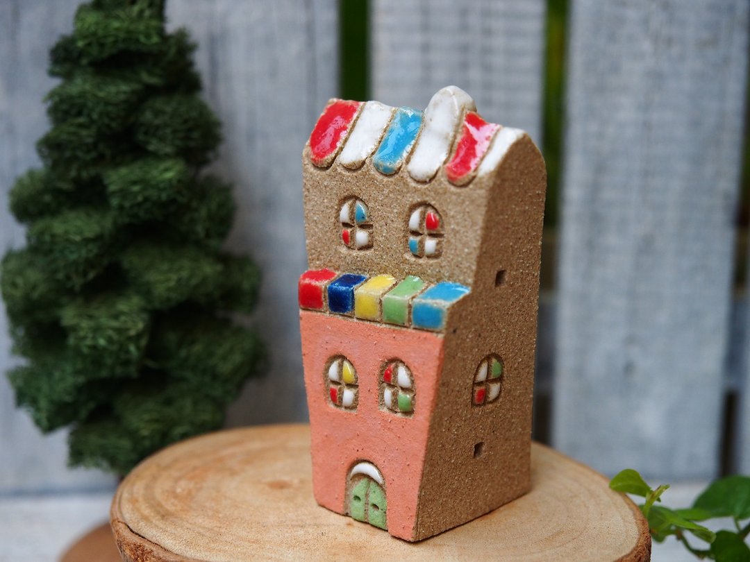 【彩虹村 Rainbow Village】 -超可爱陶手作彩虹小屋/接单订制 - 摆饰 - 其他材质 