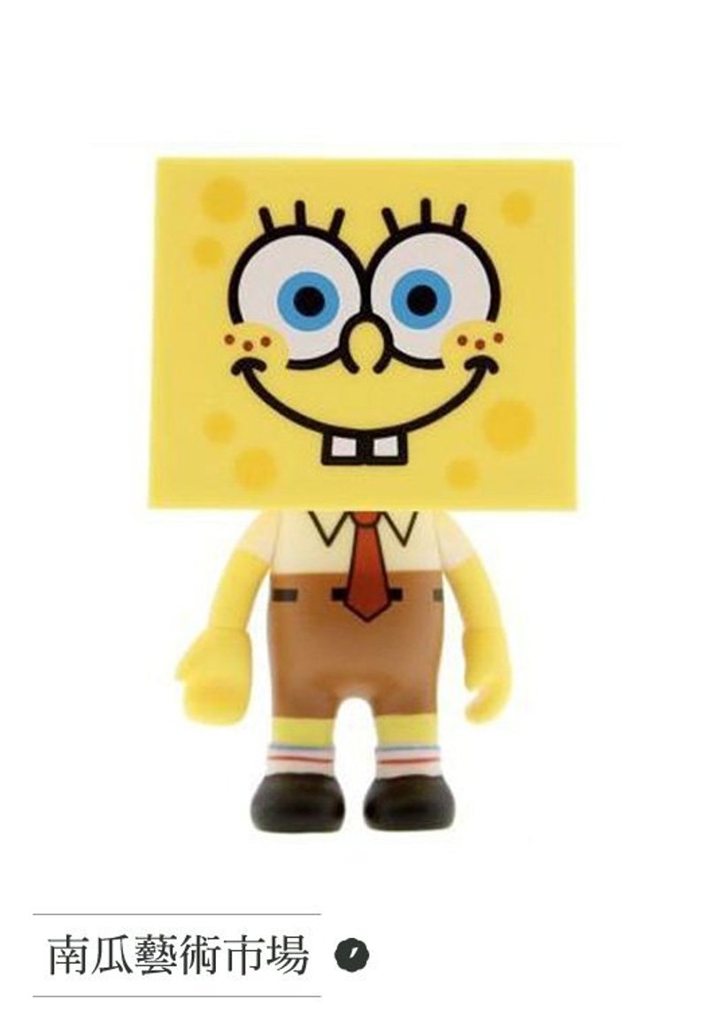 4 inch 海绵宝宝 豆腐人 限量联名公仔 - 其他 - 塑料 黄色