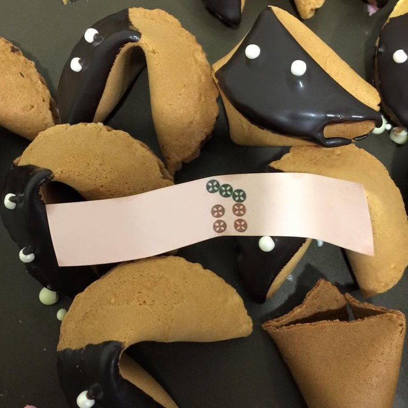 C.Angel 麻将幸运签饼-黑天使口味 签文为36张麻将重复 - 手工饼干 - 新鲜食材 