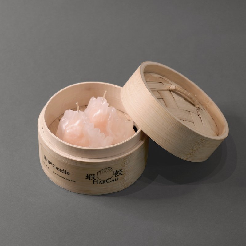 BeCandle 港式点心蜡烛 虾饺 DIM SUM CANDLES 'HA GAU' - 蜡烛/烛台 - 蜡 