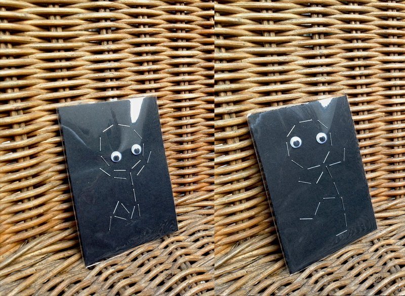 钉书机 订书针 钉书人 卡片—开放对话 - 钉书机 - 纸 黑色