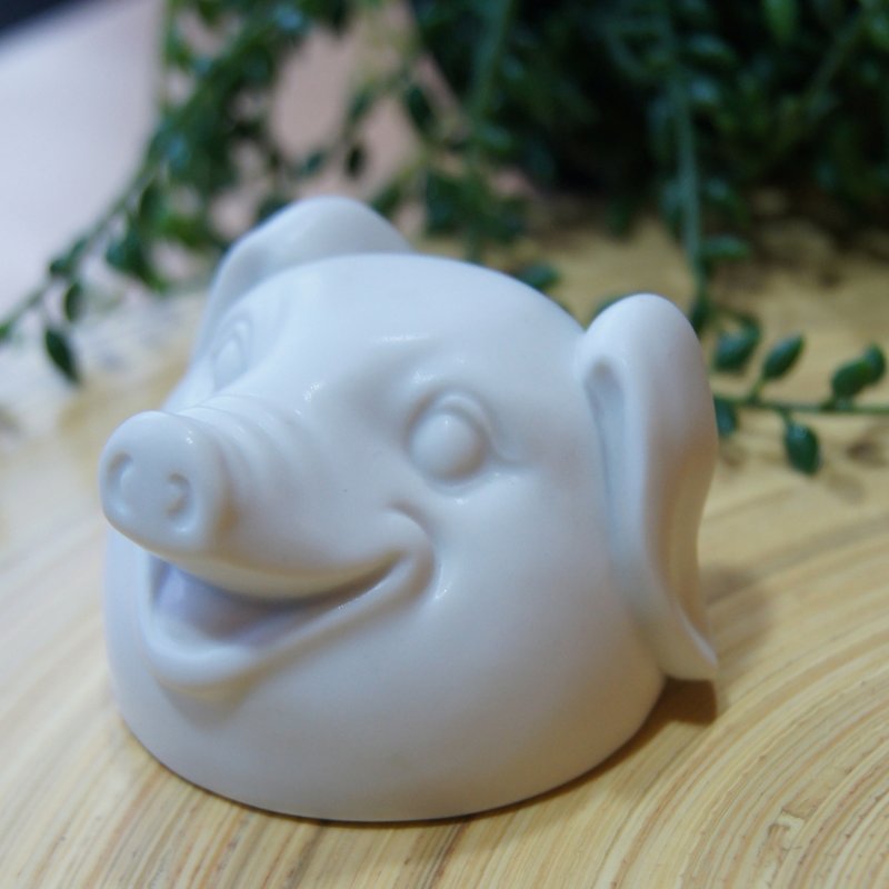 好合苑 十二生肖杯 猪富足 - 茶具/茶杯 - 其他材质 白色