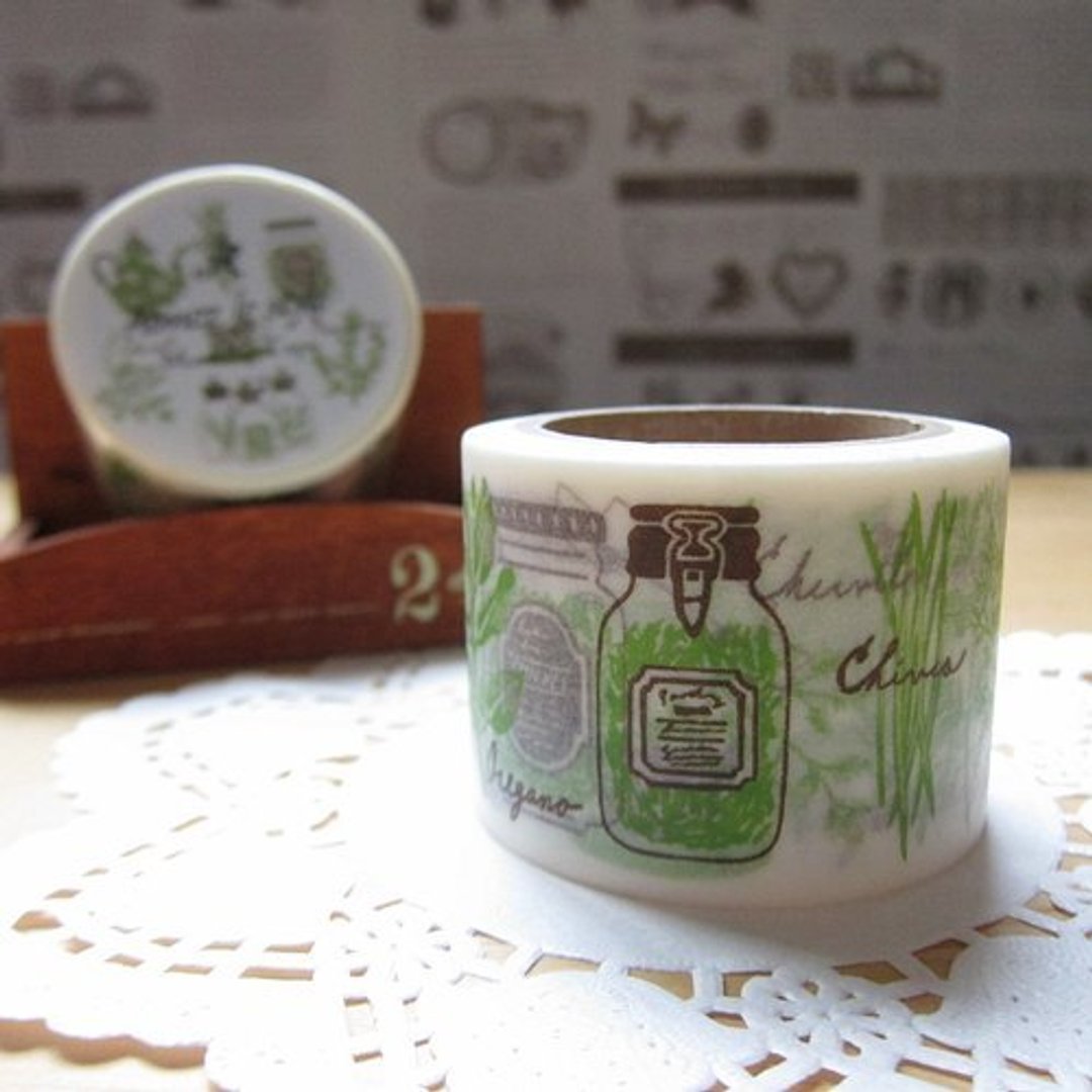 Aimez le style 和纸胶带 (02303 花草茶) - 纸胶带 - 纸 多色
