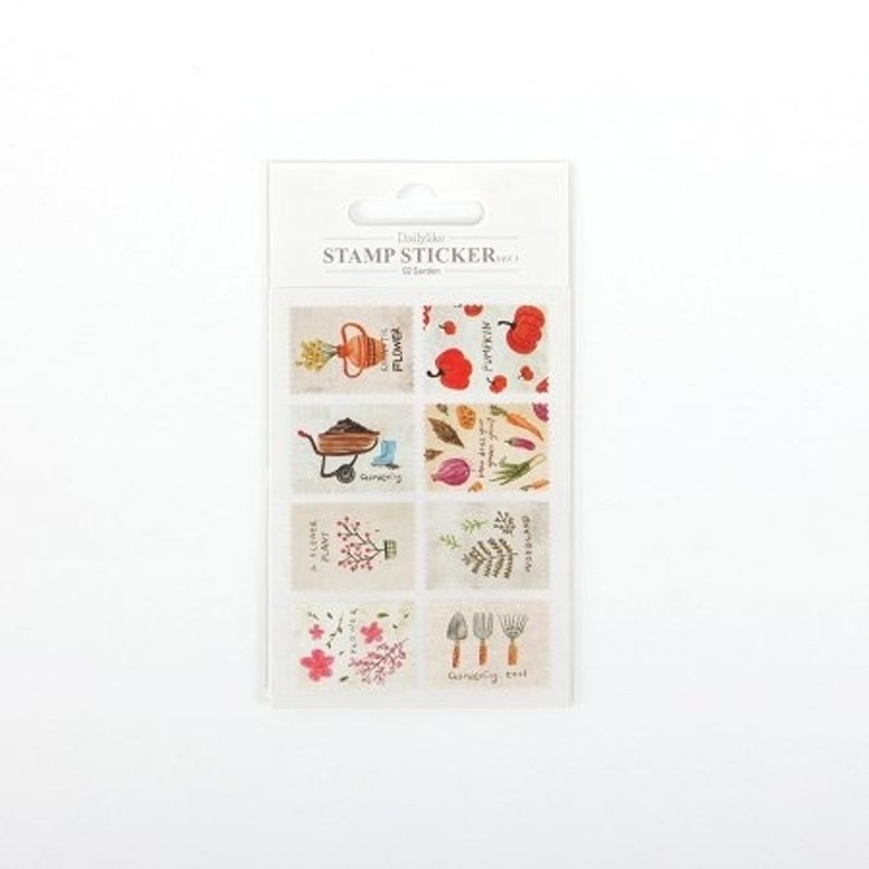 Ancien复古邮票贴纸V3_02 Garden,E2D83068 - 贴纸 - 纸 多色