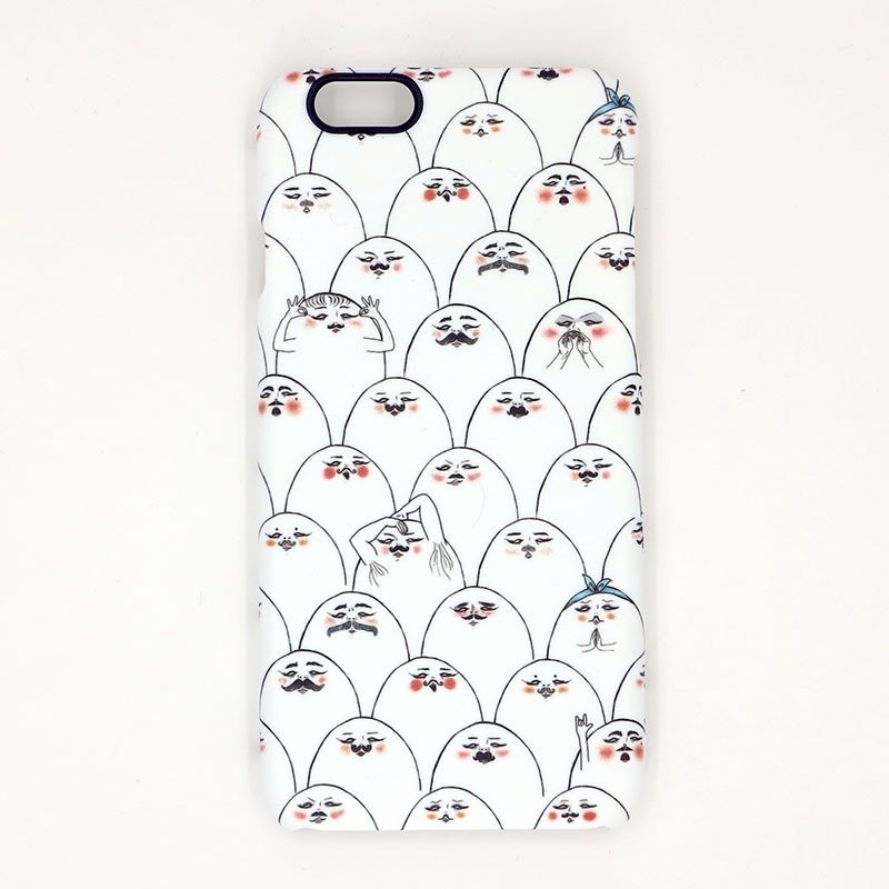 iphone手机壳-Mr.蛋定哥 - 手机壳/手机套 - 塑料 白色