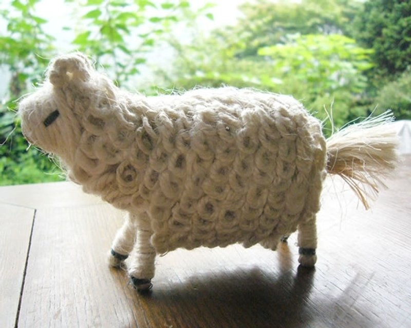 地球树fair trade&eco-“麻动物系列”- 绵羊 - 其他 - 植物．花 