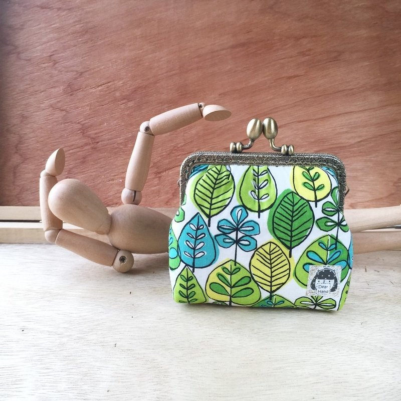 口金包+盛夏的绿叶+ - 零钱包 - 其他材质 绿色