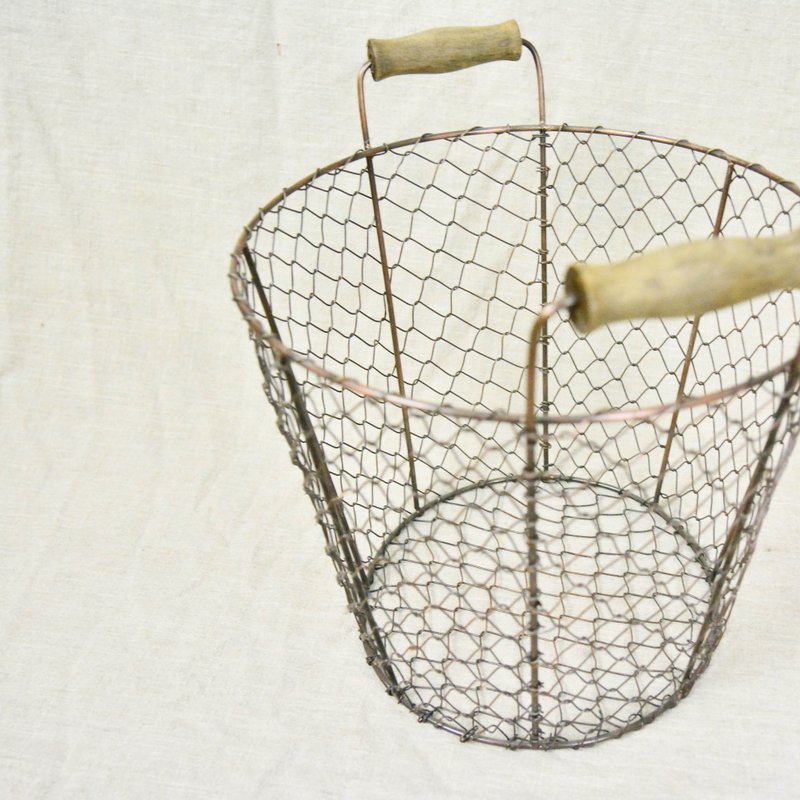 铁制篮子＿圆篮\废纸篓＿公平贸易 - 置物架/篮子 - 其他金属 黑色