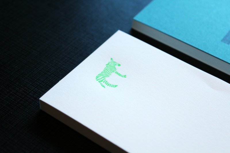 MINI BLOCK传纸条 / 便条纸。斑马款 - 便条纸/标签贴 - 纸 