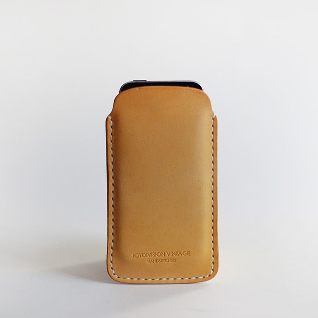 joydvision iphone case iphone4 iphone5 保护套 真皮手作棕色 - 其他 - 真皮 咖啡色