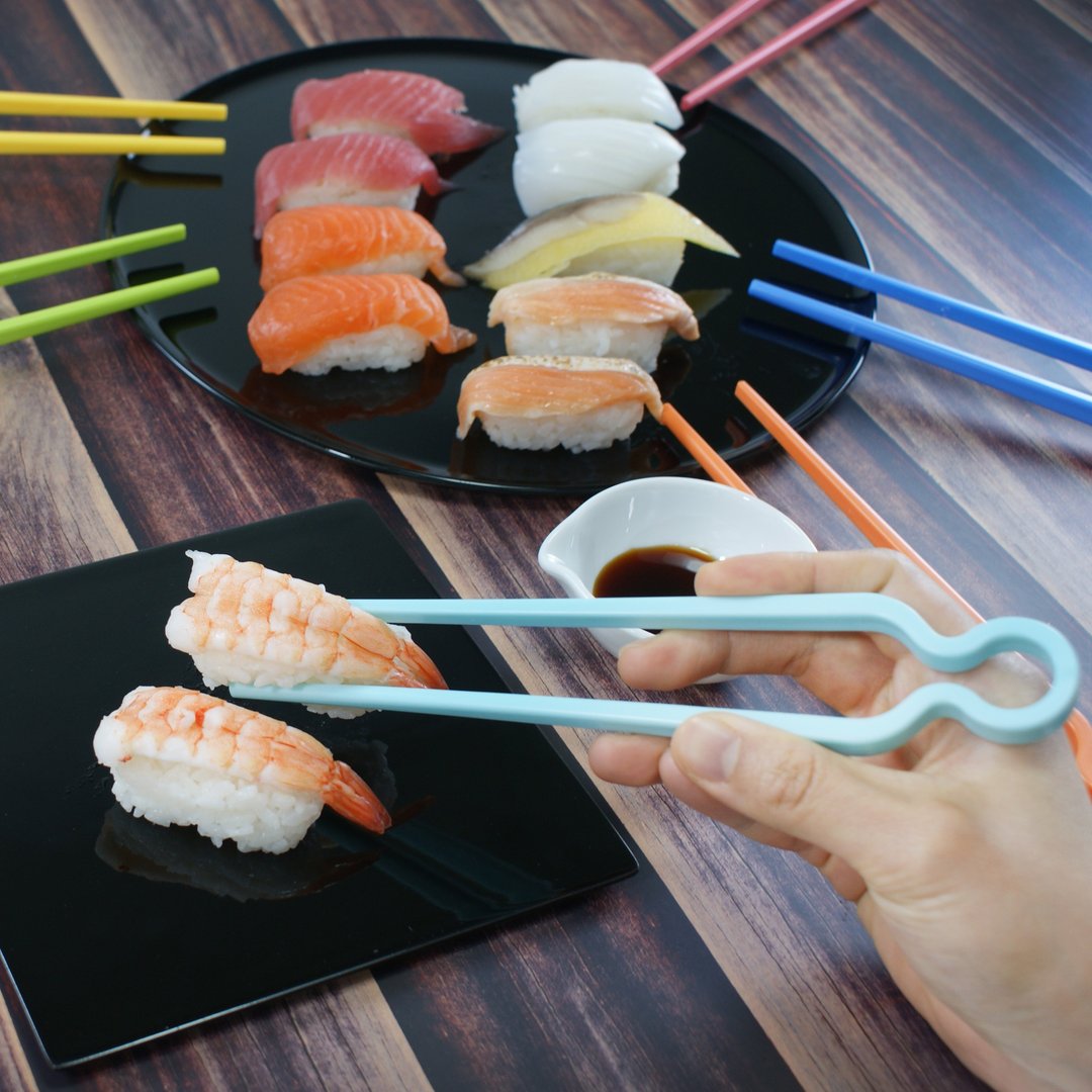 【4U4U】6支入ABS学习筷/零食夹 - 筷子/筷架 - 塑料 多色