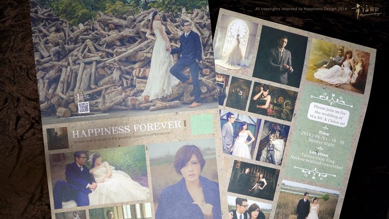 定制化喜帖 - [ 海报、报纸、DM、画报 ] 式 - 喜帖 - 纸 