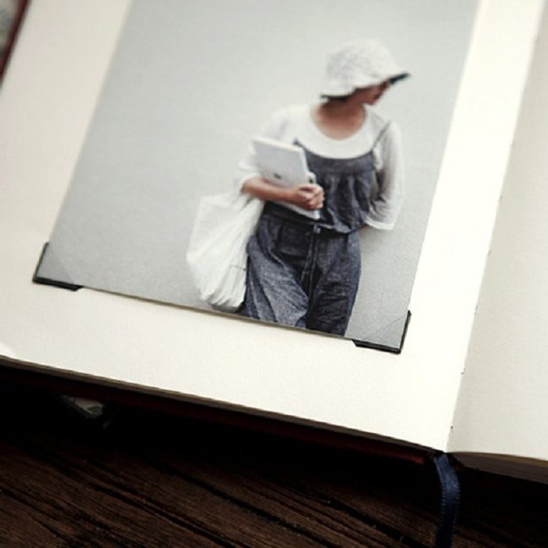 Dailylike PVC相片固定角贴组-02黑,E2D85499 - 相簿/相册 - 塑料 黑色