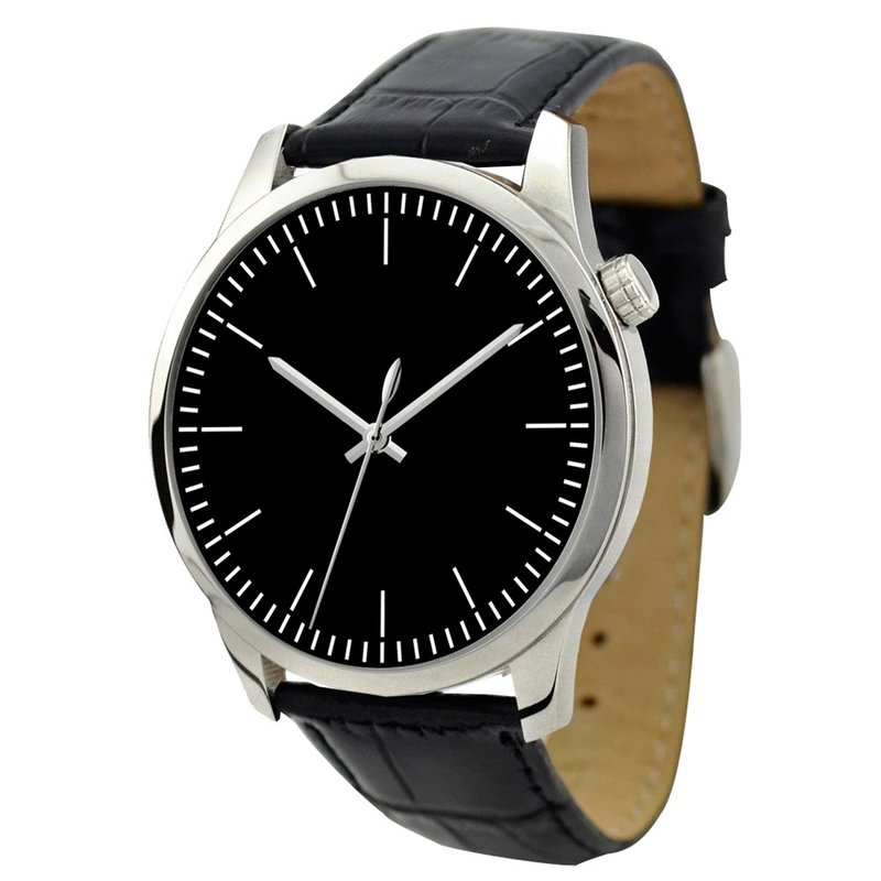 男装简约手表黑面 - 女表 - 其他金属 黑色