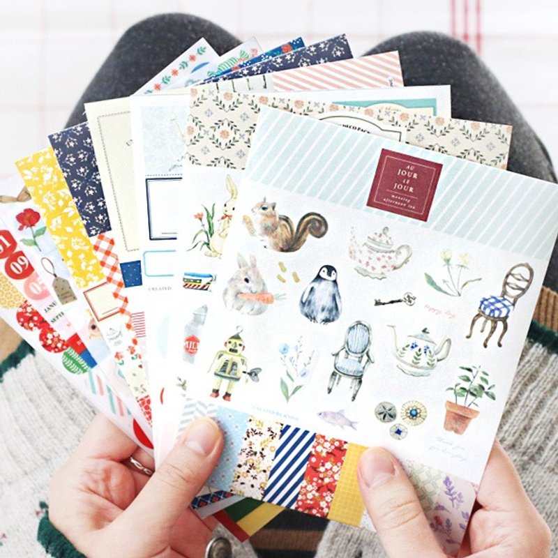 Dessin x Iconic-甜美时刻贴纸组V.5(9入),ICO82460 - 贴纸 - 纸 多色