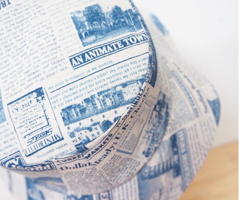 好春日渔夫帽 | 头上有文好文青 蓝 - 帽子 - 其他材质 蓝色