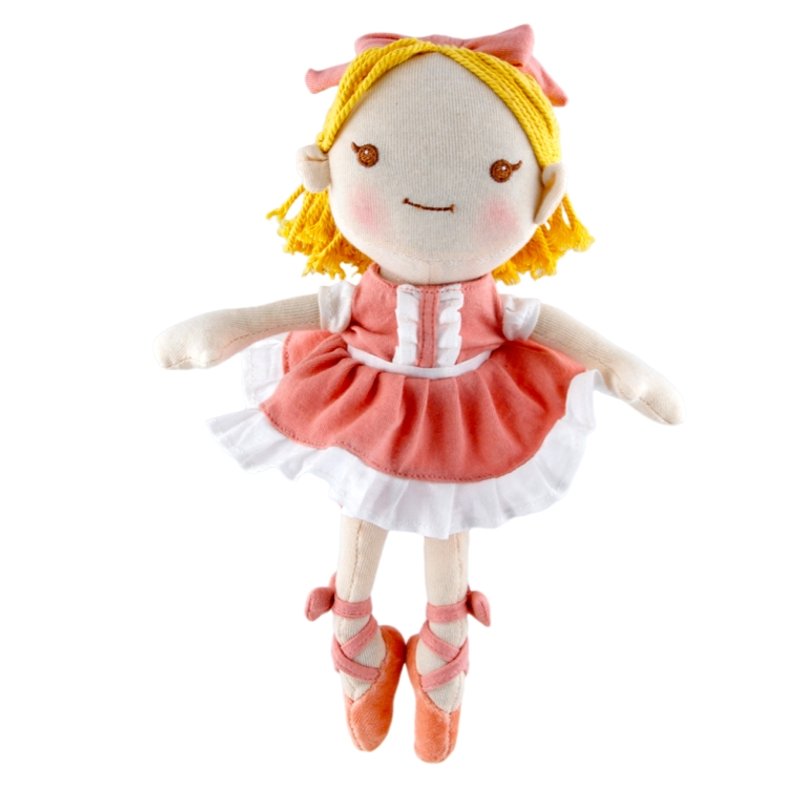 美国MyNatural Good Earth Fairy守护地球仙子- 芭蕾仙子 - 玩具/玩偶 - 棉．麻 粉红色