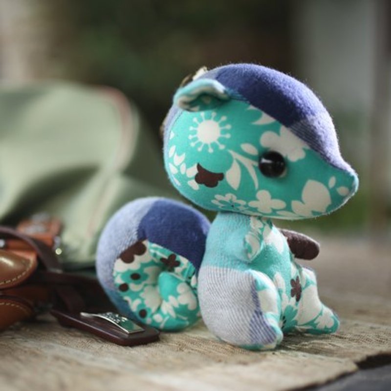 海洋之花松鼠可米 - 吊饰 - 其他材质 蓝色