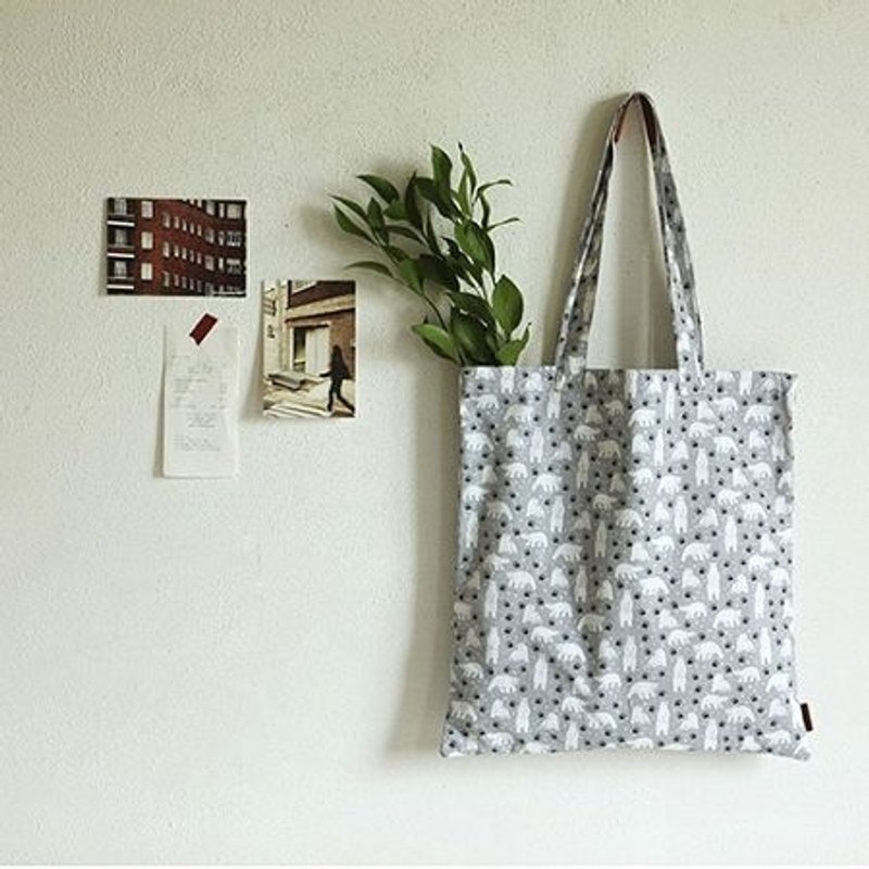 Dailylike Eco bag 北欧风环保包手提袋-北极熊,E2D83938 - 手提包/手提袋 - 其他材质 多色