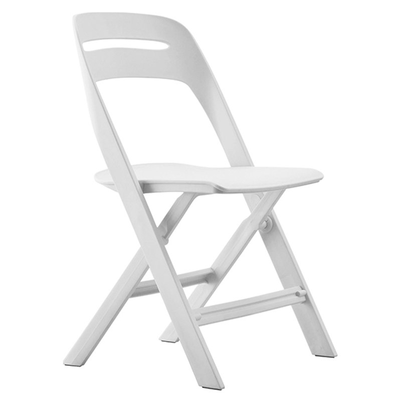 NOVITE 诺维特_全塑胶折合椅/洁净白 (商品仅配送台湾地区) - 其他家具 - 其他材质 白色