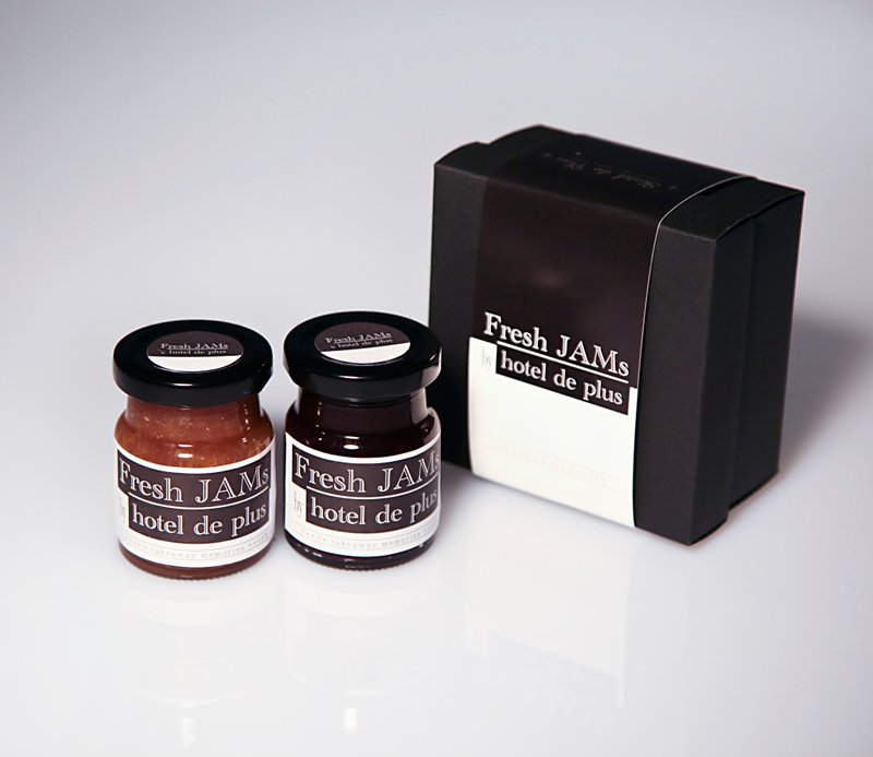 手工慢火熬煮新鲜水果与特别调配的果酱 一盒两入 - 果酱/抹酱 - 新鲜食材 黑色