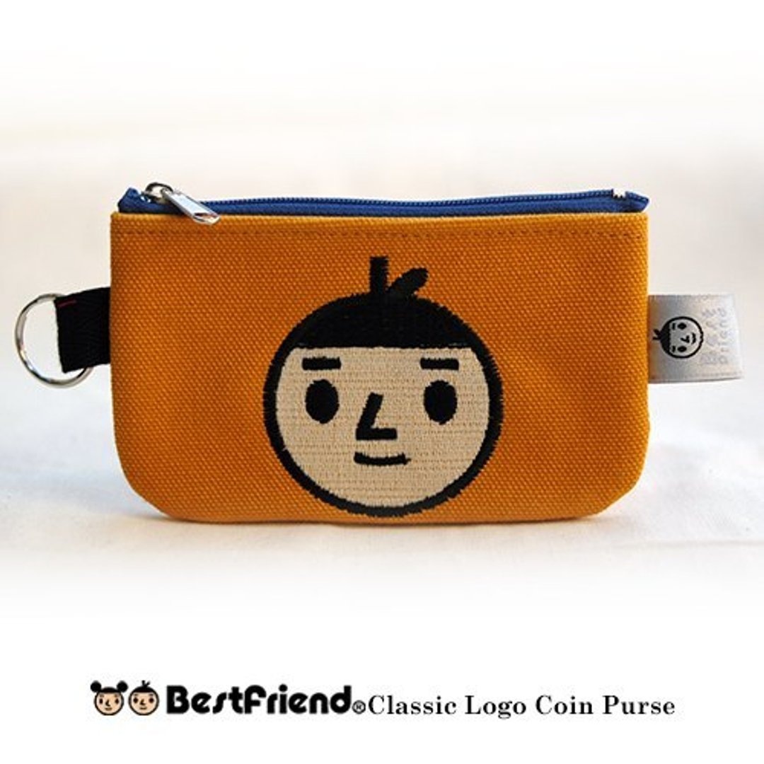 【BestFriend】BoyFriend Coin Purse / 钥匙圈零钱包 / 男生头 / 黄 - 零钱包 - 棉 黄色
