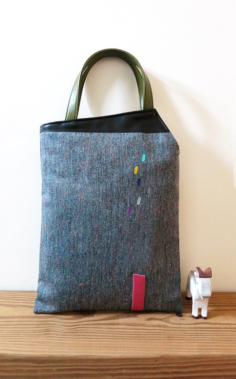 不哭鸟的小房子。提袋。 - 手提包/手提袋 - 其他材质 蓝色