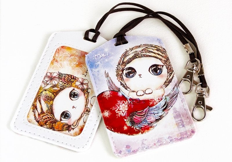 挂绳卡套 | 悠游卡套 | 行李吊牌 - 飞天猫暖暖猫 - 证件套/卡套 - 塑料 