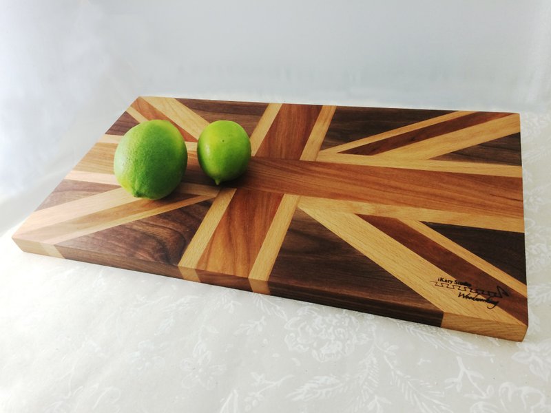 原木砧板～英国旗 - 厨房用具 - 木头 多色