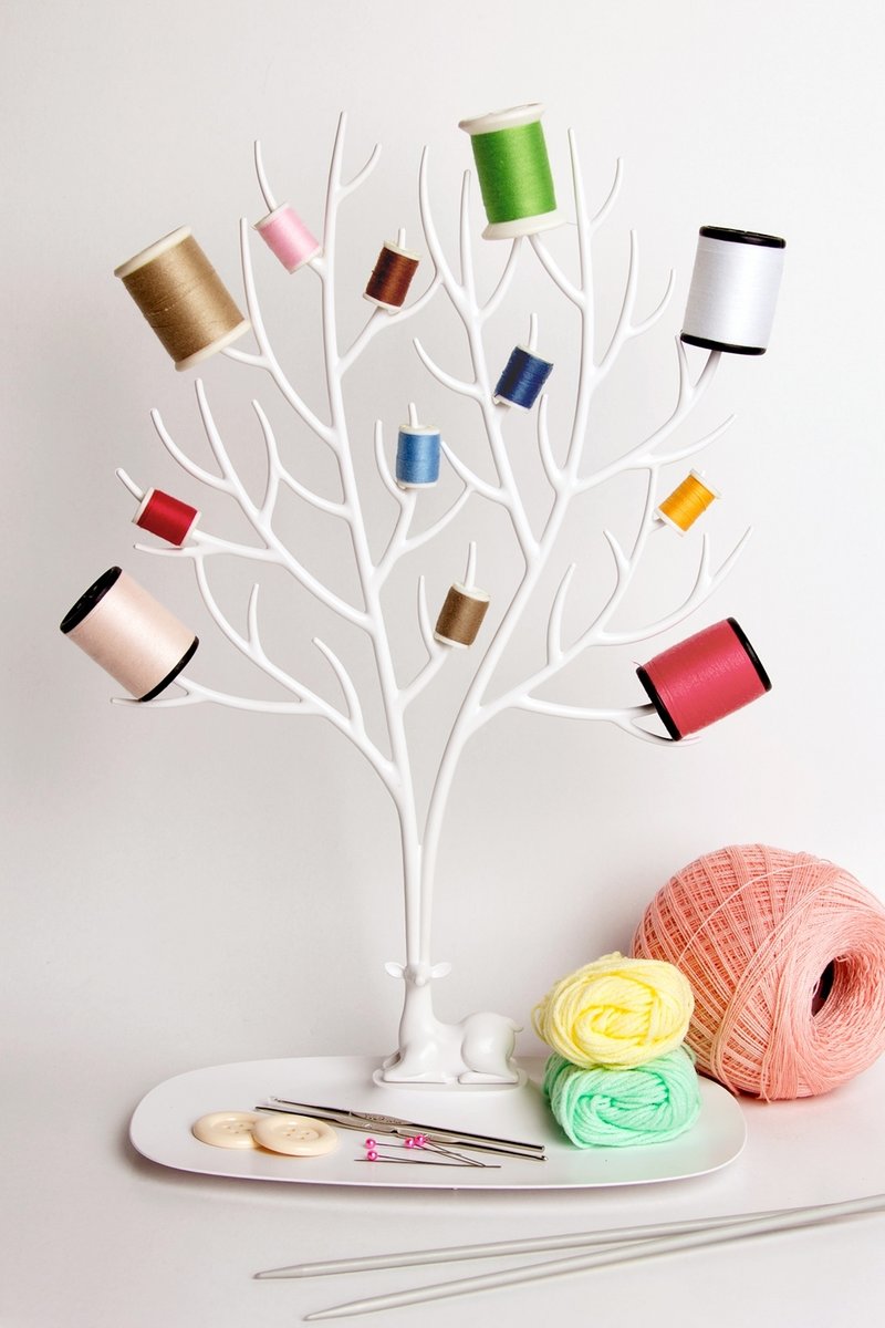 【圣诞交换礼物首选】QUALY 森林鹿角L - 饰品架 - 其他 - 塑料 白色