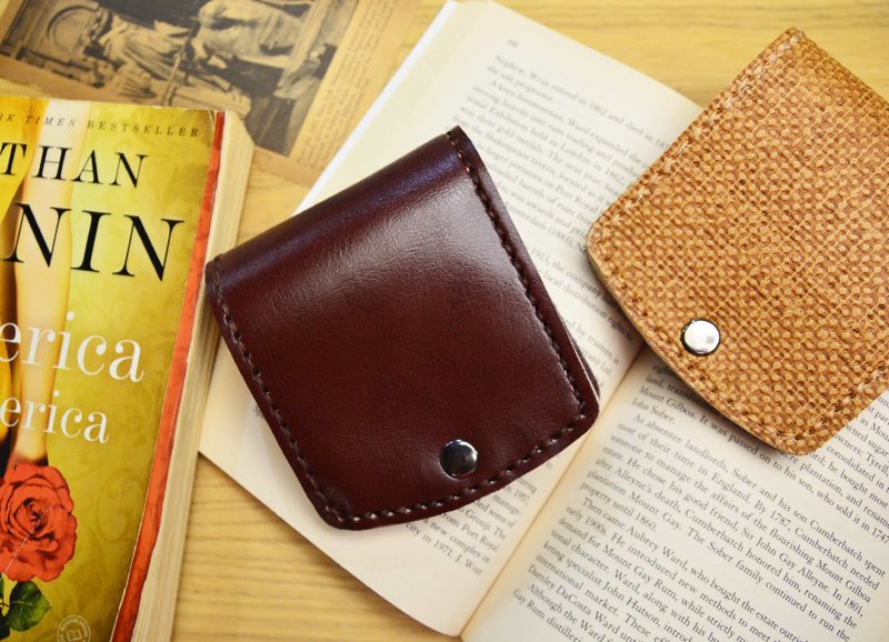 手作皮革 ─ 经典短夹。蘑菇诗人+手作=The Mushroom Hand。 - 皮夹/钱包 - 真皮 多色