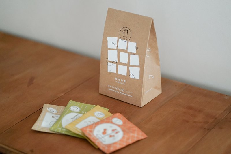 综合体验茶包 (奶萱 / 包种 / 小焙 / 红玉) 共12入 / 交换礼物 - 茶 - 新鲜食材 