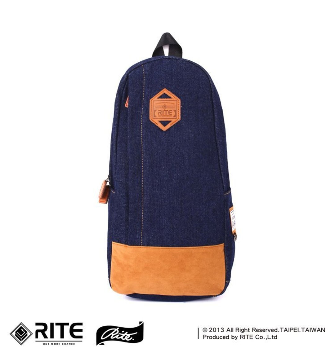 2013 S/S RITE Bag｜小莱特包-经典牛仔｜ - 侧背包/斜挎包 - 棉 蓝色