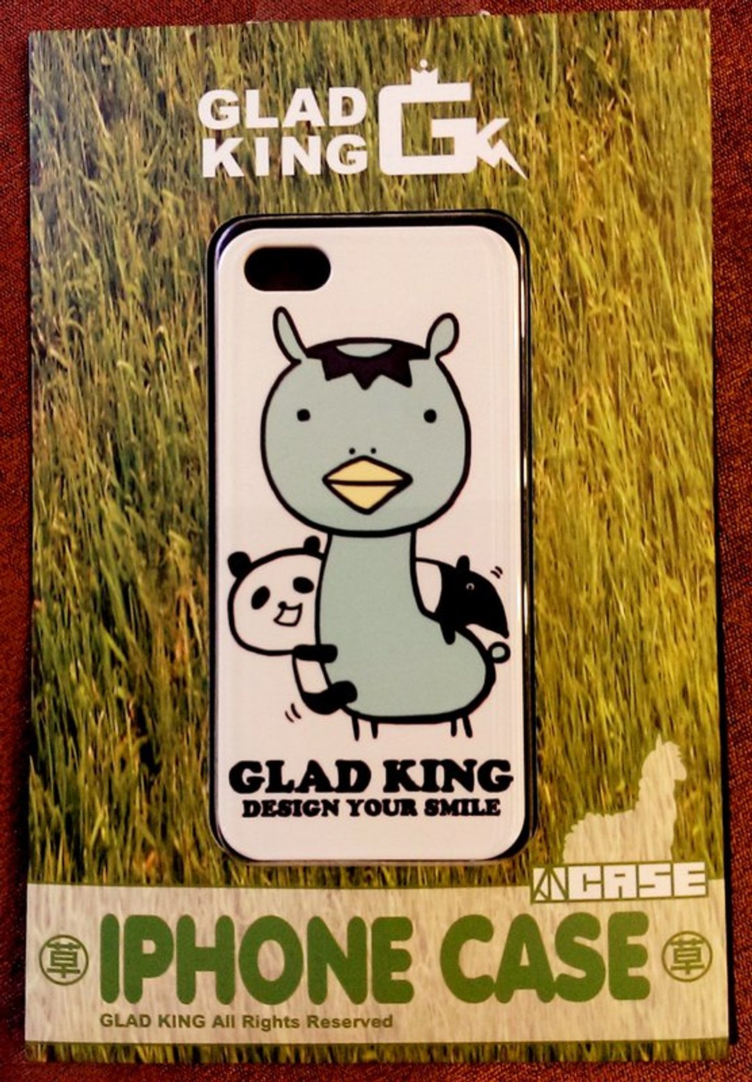 GLAD KING【阿朗基河童草泥马&马来貘&猫熊圆圆 iPHON 5创意手机壳】创意潮T品牌 - 其他 - 塑料 