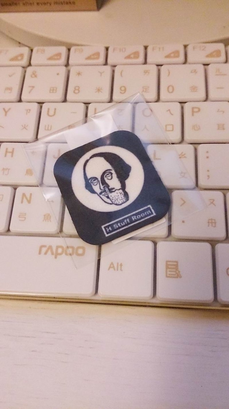 【毫不在乎的莎士比亚先生】手机擦拭贴-莎士比亚450周年庆 - 其他 - 其他材质 黑色