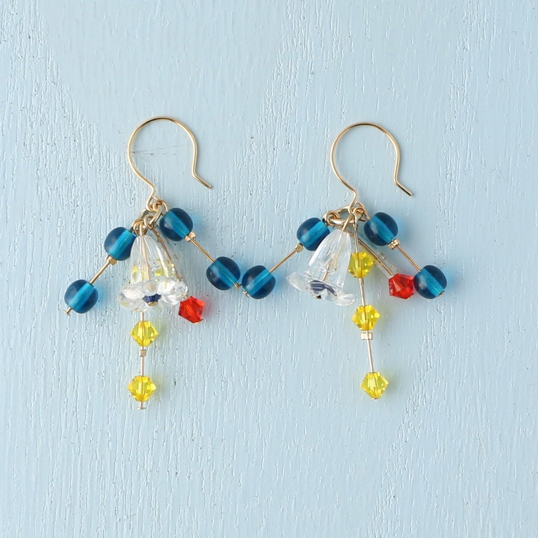 [Summer drop] Earrings - 耳环/耳夹 - 其他材质 多色